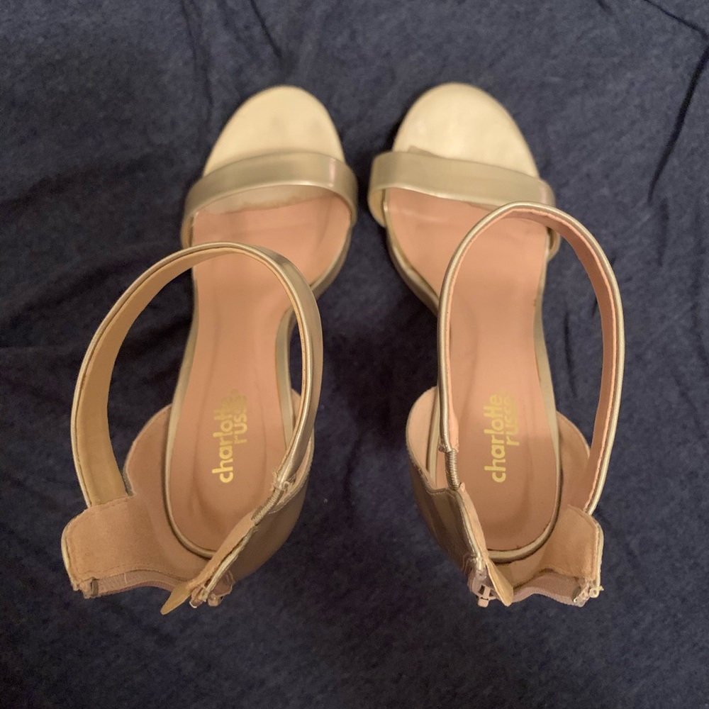 Gold High Heels - Picture 6 of 6